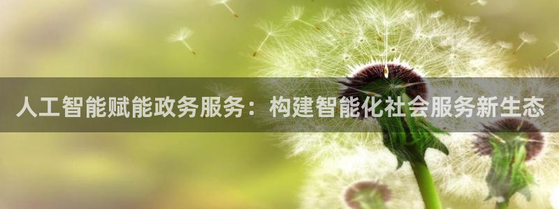 人工智能赋能政务服务：构建智能化社会服务新生态