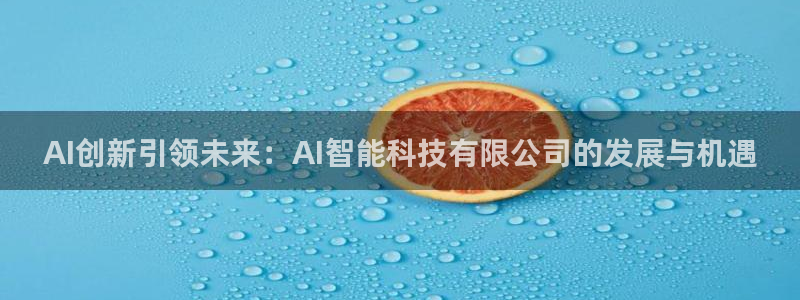 AI创新引领未来：AI智能科技有限公司的发展与机遇